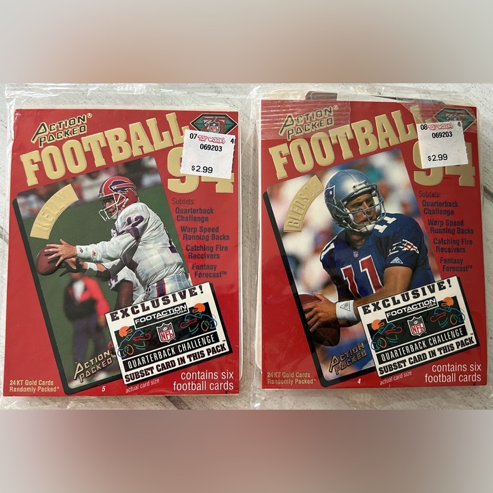 Never Opened Sealed 1994 set of 2 NFL cards
